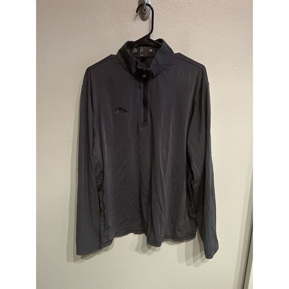 Greyson Mens XL Gray 1/4 Zip Pullover Golf Stretch - Picture 1 of 8